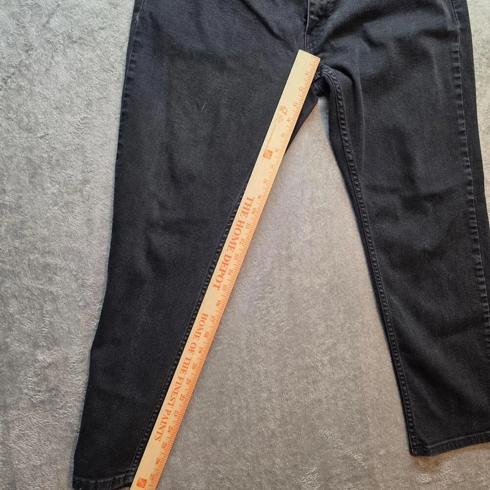 Levi's 559 Jeans Mens 38x30 Black Dark Wash Relaxed Fit Straight Leg Denim